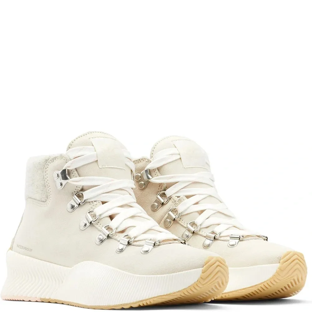 Sorel Out N' About III Conquest Waterproof Boot in Chalk Sea Salt